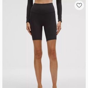 Lululemon Align High Rise Black 8” Biker Shorts